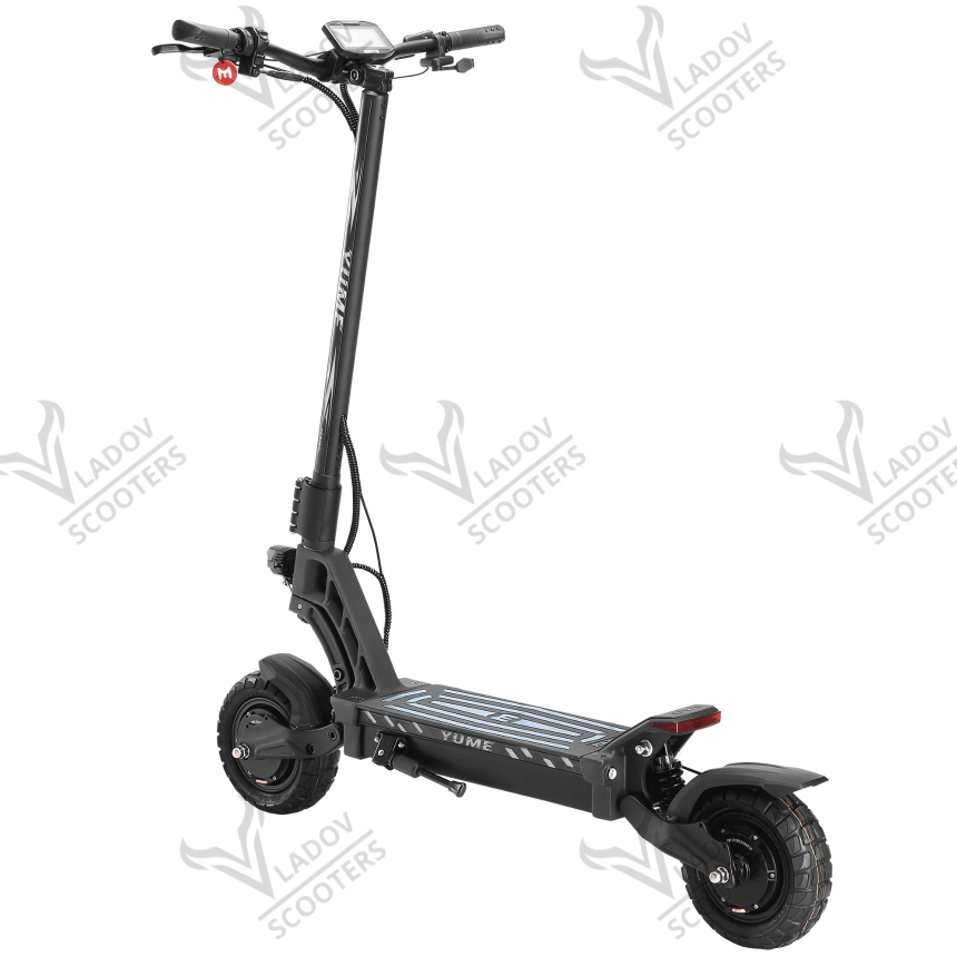 Електрически скутер YUME Hawk 60V 22.5Ah – максимална скорост 70 км/ч, пробег до 70 км, двойни мотори 2400W