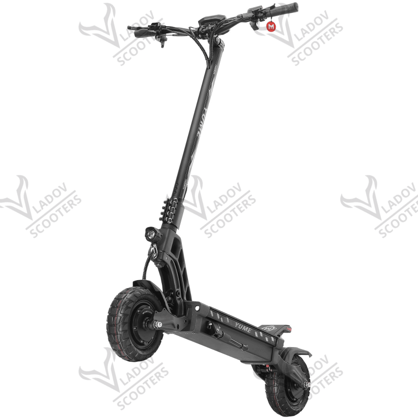 Електрически скутер YUME Hawk 60V 22.5Ah – максимална скорост 70 км/ч, пробег до 70 км, двойни мотори 2400W