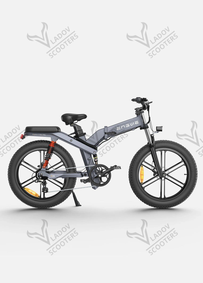 Електрически велосипед ENGWE X26 – 1200W мотор, тройно окачване, сгъваем дизайн