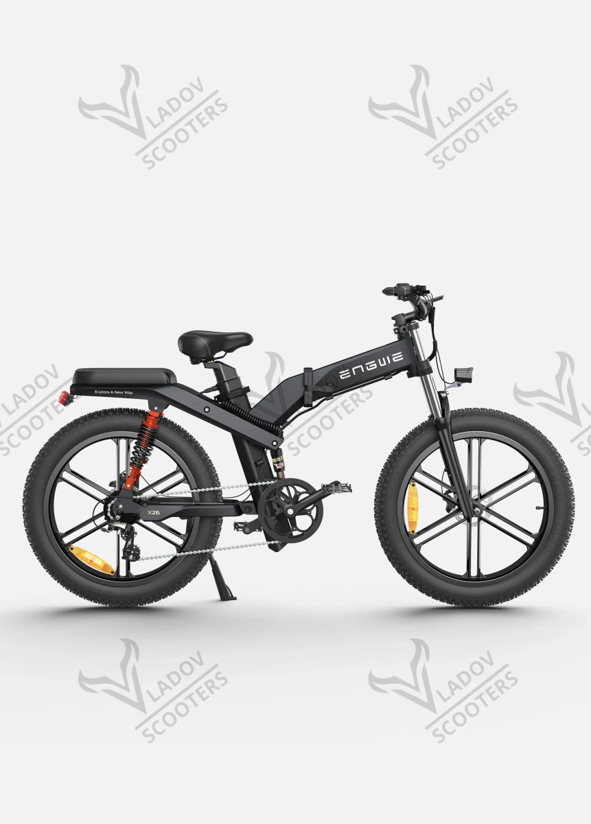 Електрически велосипед ENGWE X26 – 1200W мотор, тройно окачване, сгъваем дизайн