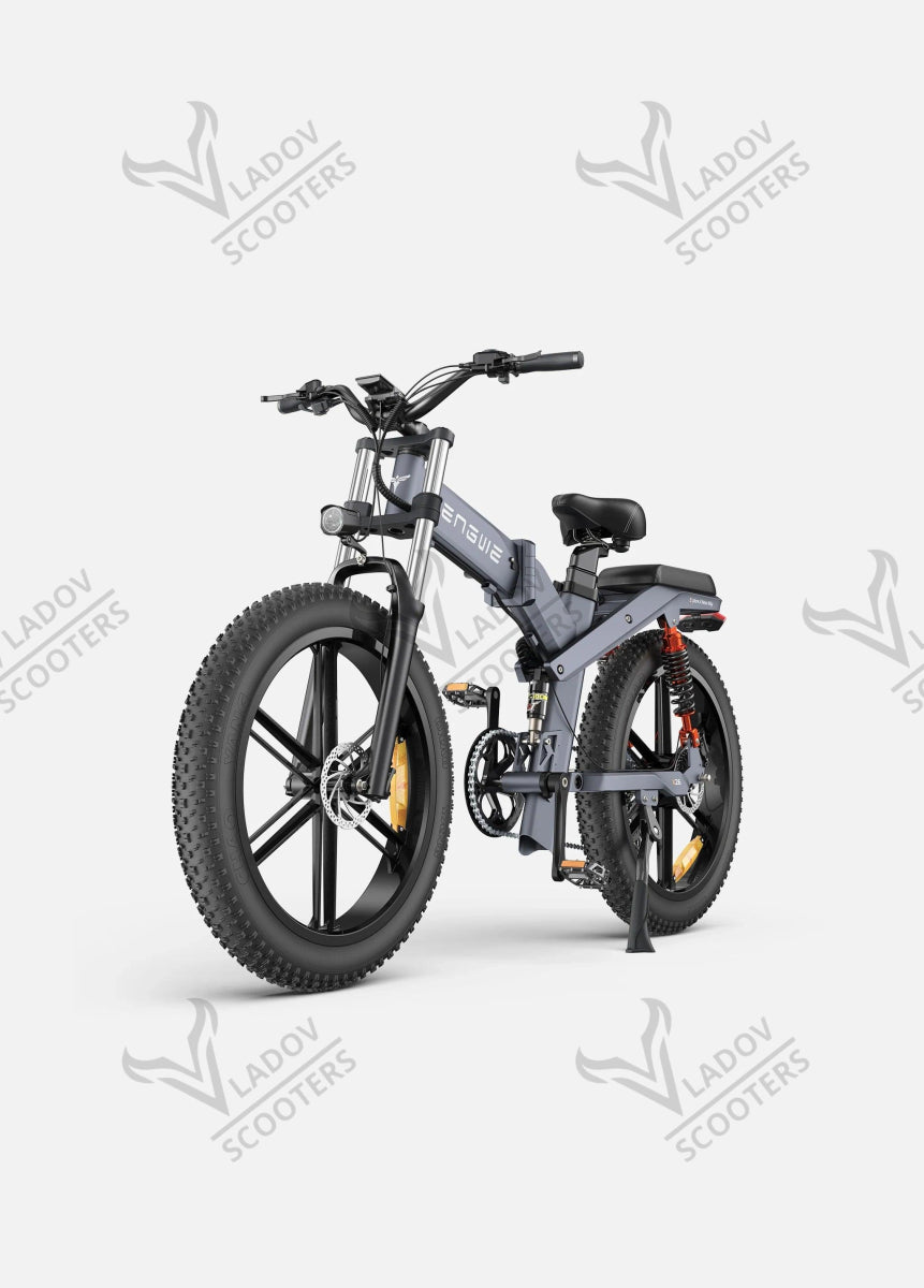 Електрически велосипед ENGWE X26 – 1200W мотор, тройно окачване, сгъваем дизайн