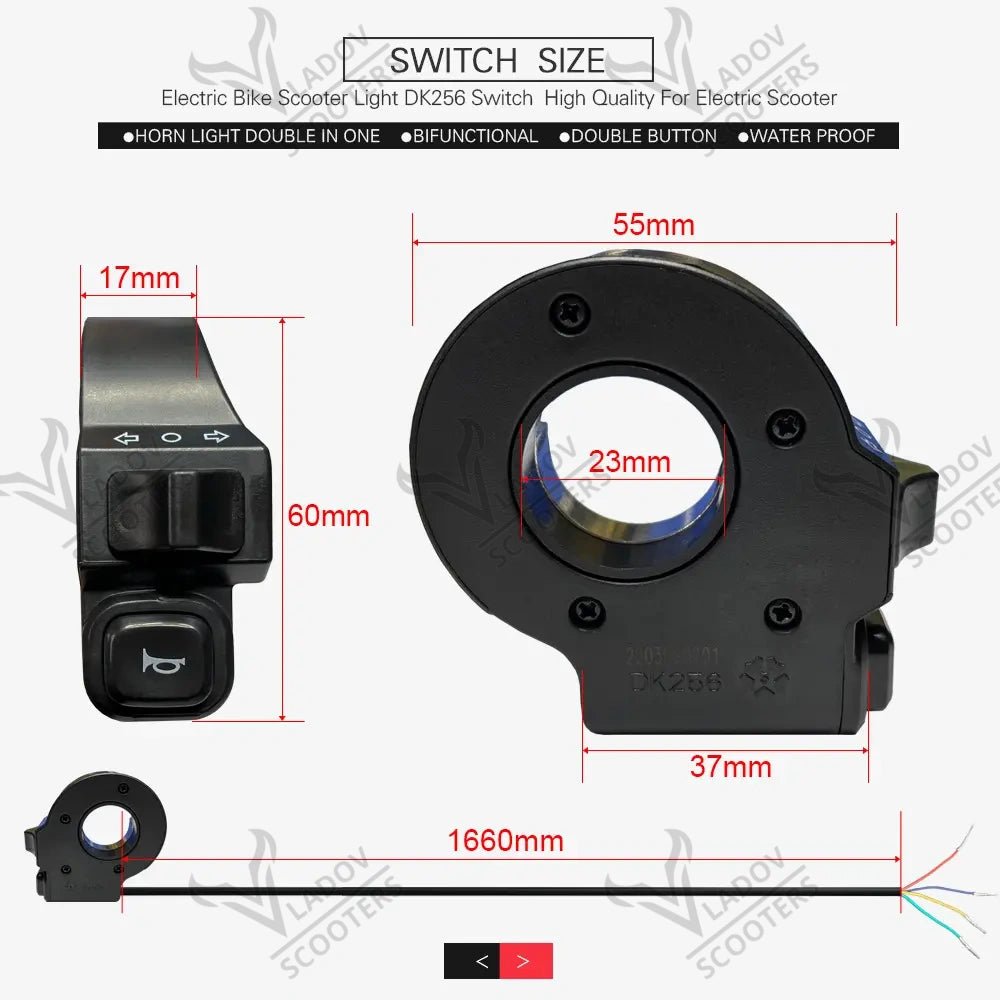 Превключвател за тротинетка KuKirin G3 XY - KRG3017