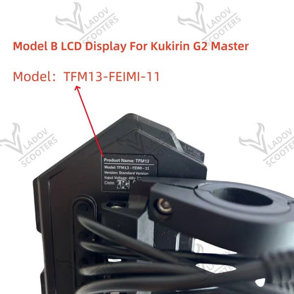 Дисплей версия B за Kukirin G2 Master – изводите на таблото