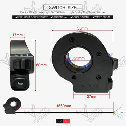 Превключвател за тротинетка KuKirin G3 XY - KRG3017