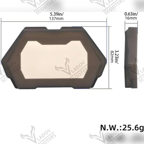 Силиконов калъф за дисплей Kukirin G2 Pro – размери 137 x 82 x 16 мм