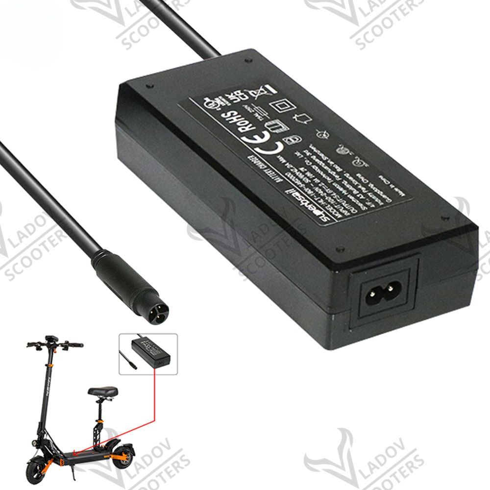 Зарядно HLT 54.6V 2A за Kukirin G2 Pro с кръгъл трипинов накрайник