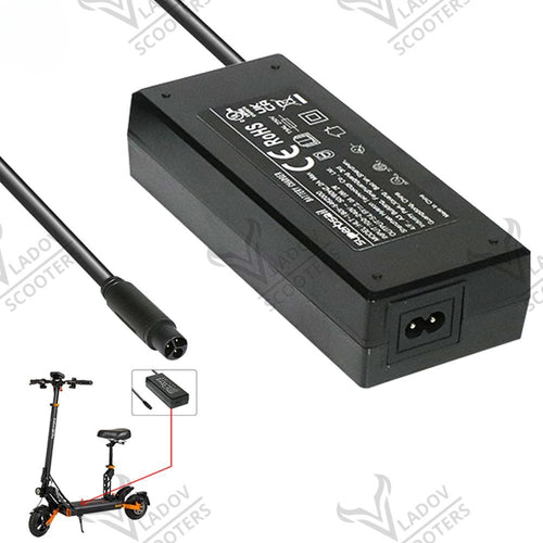 Зарядно HLT 54.6V 2A за Kukirin G2 Pro с кръгъл трипинов накрайник