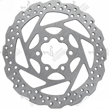 Спирачен диск 160 мм за Kukirin G4 от неръждаема стомана с вълнообразен ръб и 6 отвора